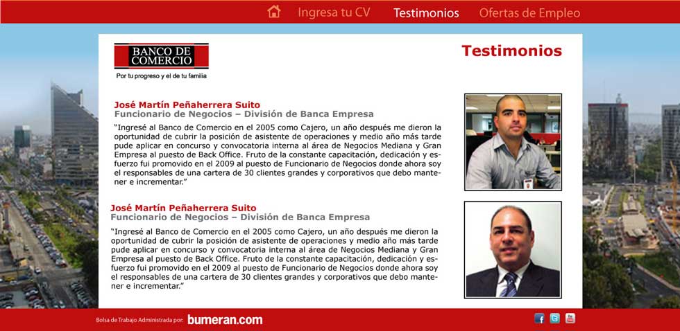 Testimonios